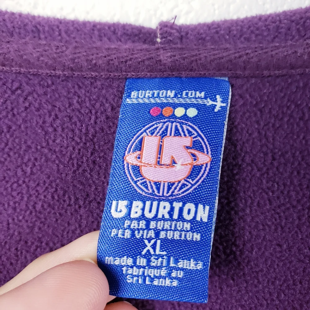 Burton All Over Floral Full Zip Hooded Sweatshirt Jacket‎ Girls Size XL